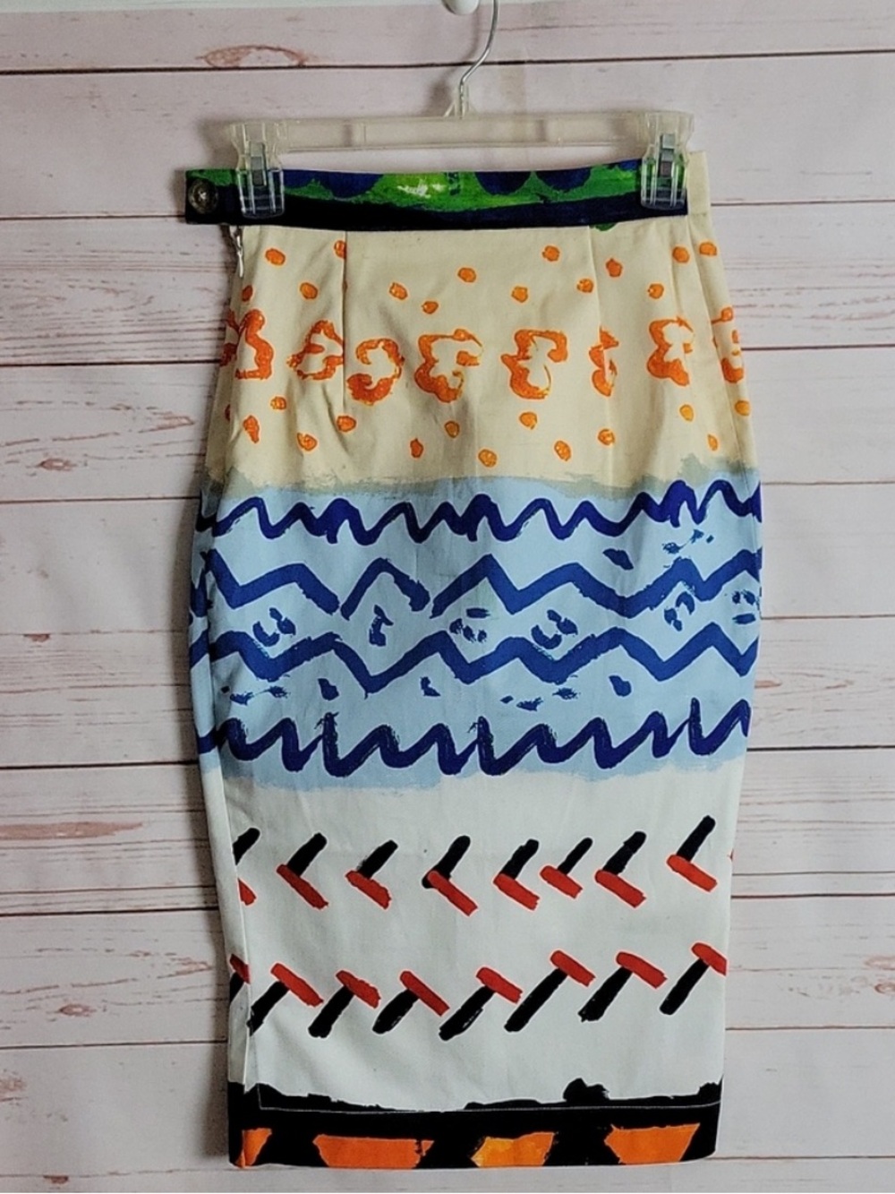 Vivienne Westwood Abstract Print Pencil Skirt